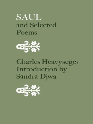 cover image of Saul and Selected Poems